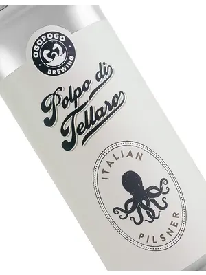 Ogopogo Brewing "Polpo di Tellaro" Italian Pilsner 16oz Can - San Gabriel, C