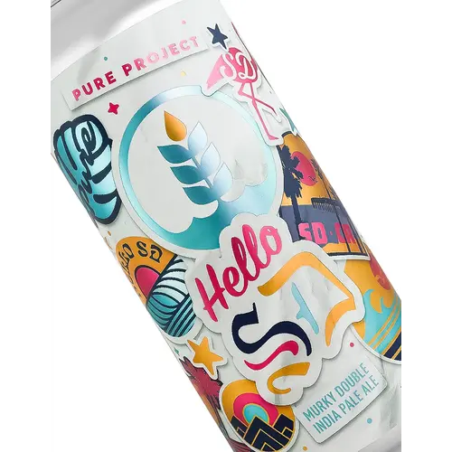 Pure Project "Hello SD" Murky Double India Pale Ale 16oz Can - San Diego, CA Pure Project "Hello SD" Murky Double India Pale Ale 16oz Can - San Diego, CA