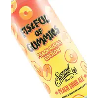 Second Chance Beer "Fistful Of Gummies Peach Rings Edition" Peach Sour Ale 16oz Can - San Diego, CA