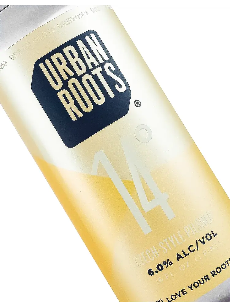 Urban Roots "14 Degrees" Czech Lager 16oz Can - Sacramento, CA