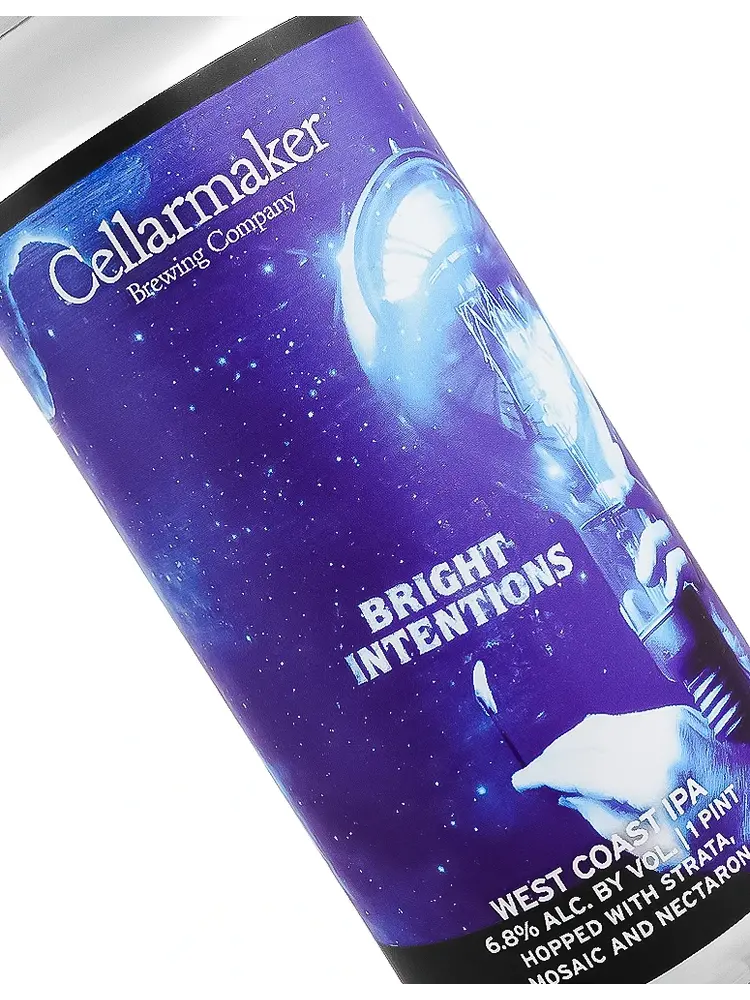 Cellarmaker Brewing "Bright Intentions" West Coast IPA 16oz Can - Oakland, CA