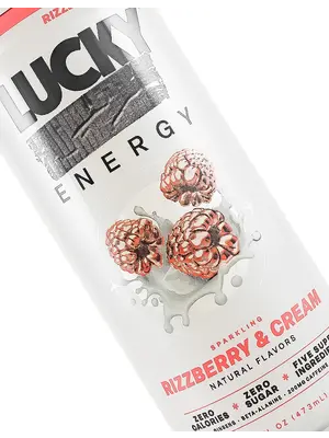 Lucky Energy "Rizzberry & Cream" Sparkling 16oz Can, Austin, Texas