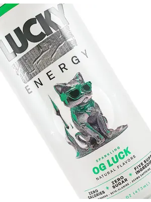 Lucky Energy "OG Luck" Sparkling 16oz Can, Austin, Texas