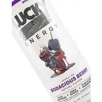 Lucky Energy "Bodacious Berry" Sparkling 16oz Can, Austin, Texas