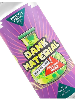 North Park Beer "Dank Material" TDH West Coast IPA 16oz Can - San Diego, CA