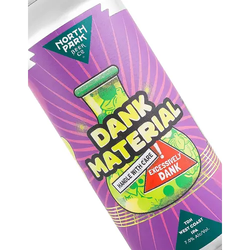 North Park Beer "Dank Material" TDH West Coast IPA 16oz Can - San Diego, CA North Park Beer "Dank Material" TDH West Coast IPA 16oz Can - San Diego, CA