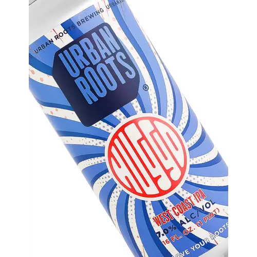 Urban Roots Brewing "Huggo" West Coast IPA 16oz Can - Sacramento, CA Urban Roots Brewing "Huggo" West Coast IPA 16oz Can - Sacramento, CA