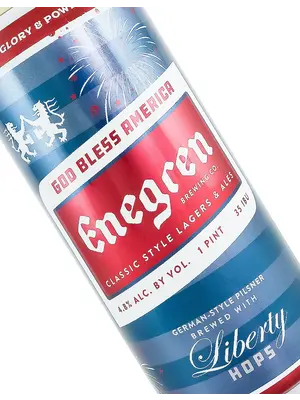 Enegren Brewing "Liberty Hops" German-Style Pilsner 16oz Can - Moorpark, CA