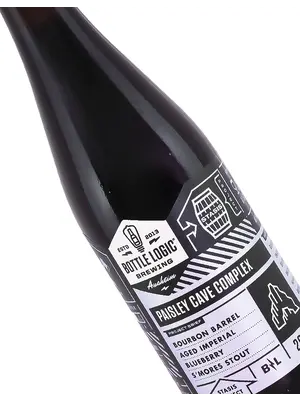 Bottle Logic Brewing "Paisley Cave Complex" Bourbon Barrel Aged Imperial Blueberry S'Mores Stout 500ml Bottle - Anaheim, CA
