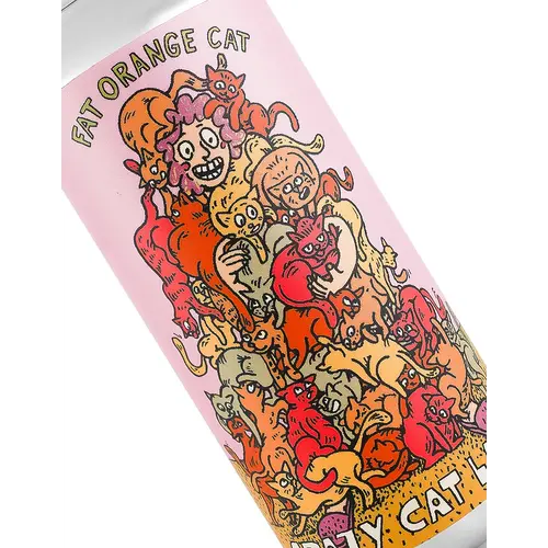 Fat Orange Cat Brew "Crazy Cat Lady" Double Dry-Hopped New England-Style India Pale Ale 16oz Can - North Haven, CT Fat Orange Cat Brew "Crazy Cat Lady" Double Dry-Hopped New England-Style India Pale Ale 16oz Can - North Haven, CT