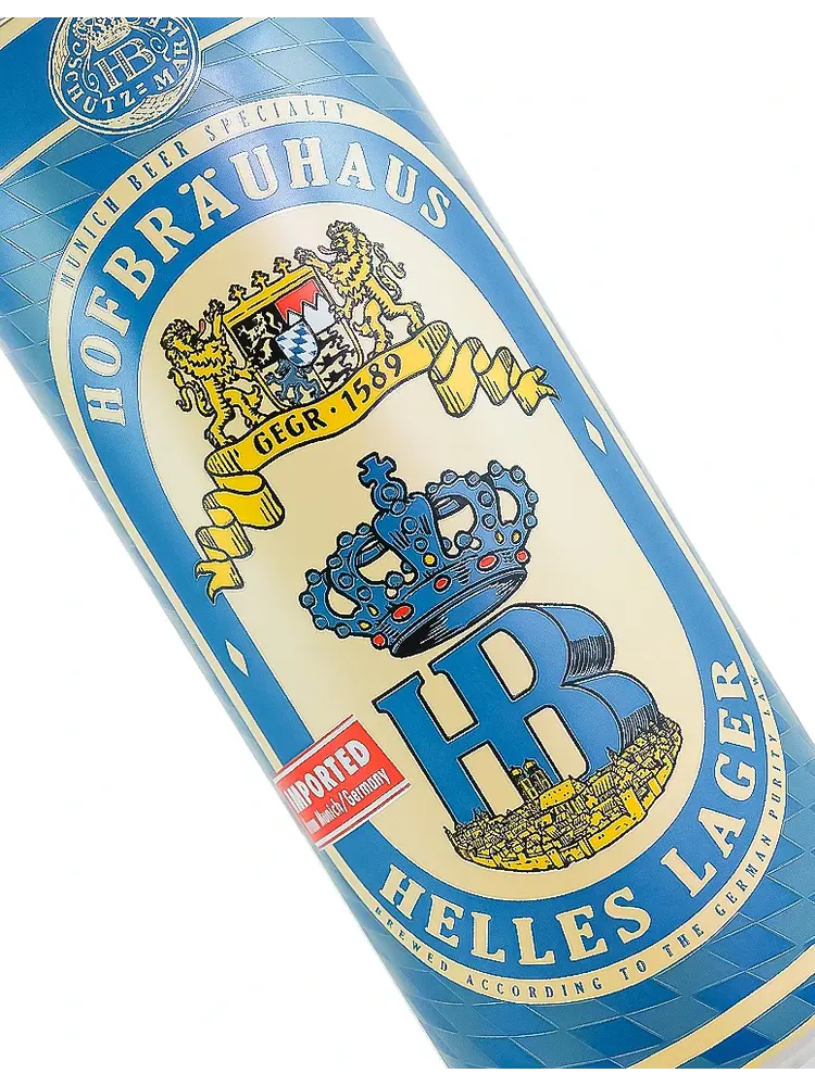 Hofbrauhaus "Helles Lager" 500ml Can - Munich, Germany