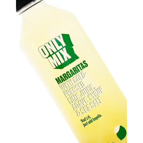 Only Mix "Margaritas" With Cold-Pressed Lime Juice, Agave Syrup & Sea Salt 32oz Plastic Bottle Only Mix "Margaritas" With Cold-Pressed Lime Juice, Agave Syrup & Sea Salt 32oz Plastic Bottle