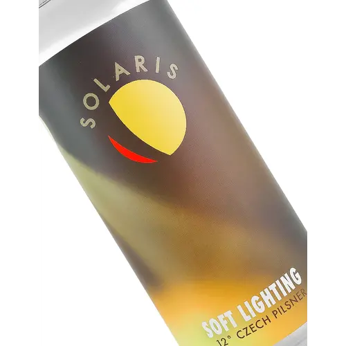 Solaris Beer "Soft Lighting" Czech Pilsner 16oz Can - Murrieta, CA Solaris Beer "Soft Lighting" Czech Pilsner 16oz Can - Murrieta, CA