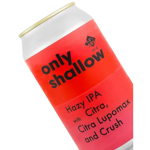 Homage Brewing "Only Shallow" Hazy IPA 12oz Can - Pomona, CA Homage Brewing "Only Shallow" Hazy IPA 12oz Can - Pomona, CA