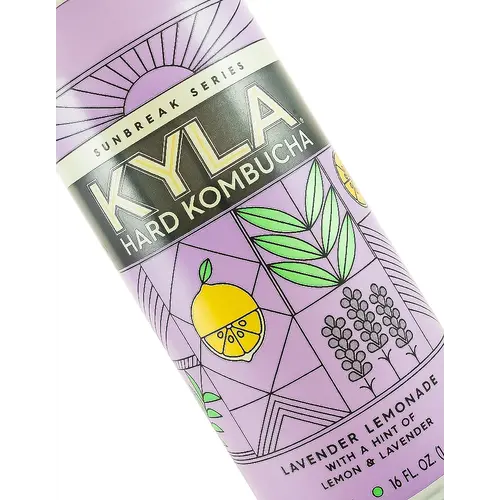 Kyla Hard Kombucha "Lavender Lemonade" Sunbreak Series 16oz Can - Hood River, OR Kyla Hard Kombucha "Lavender Lemonade" Sunbreak Series 16oz Can - Hood River, OR