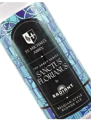 Radiant Beer The Abbey Series "Sanctus Florianus" Belgian-Style Blonde Ale 16oz Can - Anaheim, CA