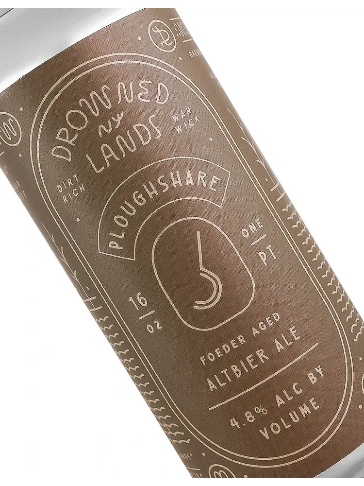 Drowned Lands Brewery "PloughShare" Foeder Aged Altbier Ale 16oz Can - Warwick, NY