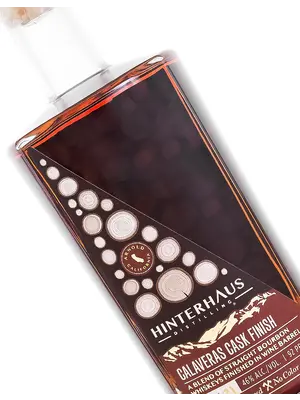 Hinterhaus Calaveras Cask Finish Straight Bourbon Whiskeys Finished In Wine Barrels, Arnold, California