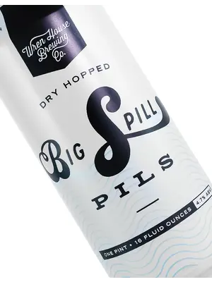 Wren House Brewing "Big Spill" Pilsner16oz Can - Prescott, AZ