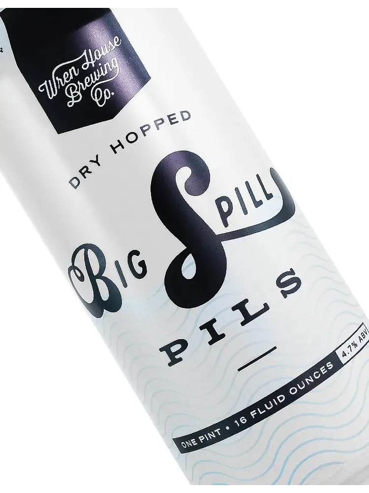 Wren House Brewing "Big Spill" Pilsner16oz Can - Prescott, AZ