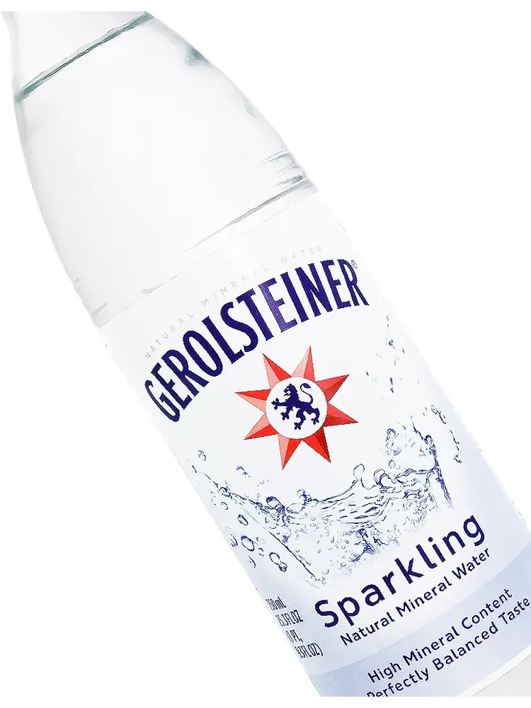 Gerolsteiner Sparkling Natural Mineral Water 750ml Glass Bottle, Germany
