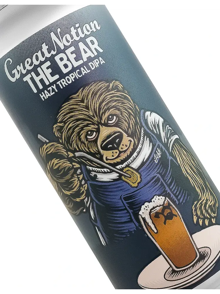 Great Notion Brewing "The Bear" Hazy Tropical IPA 16oz Can - Portland, OR