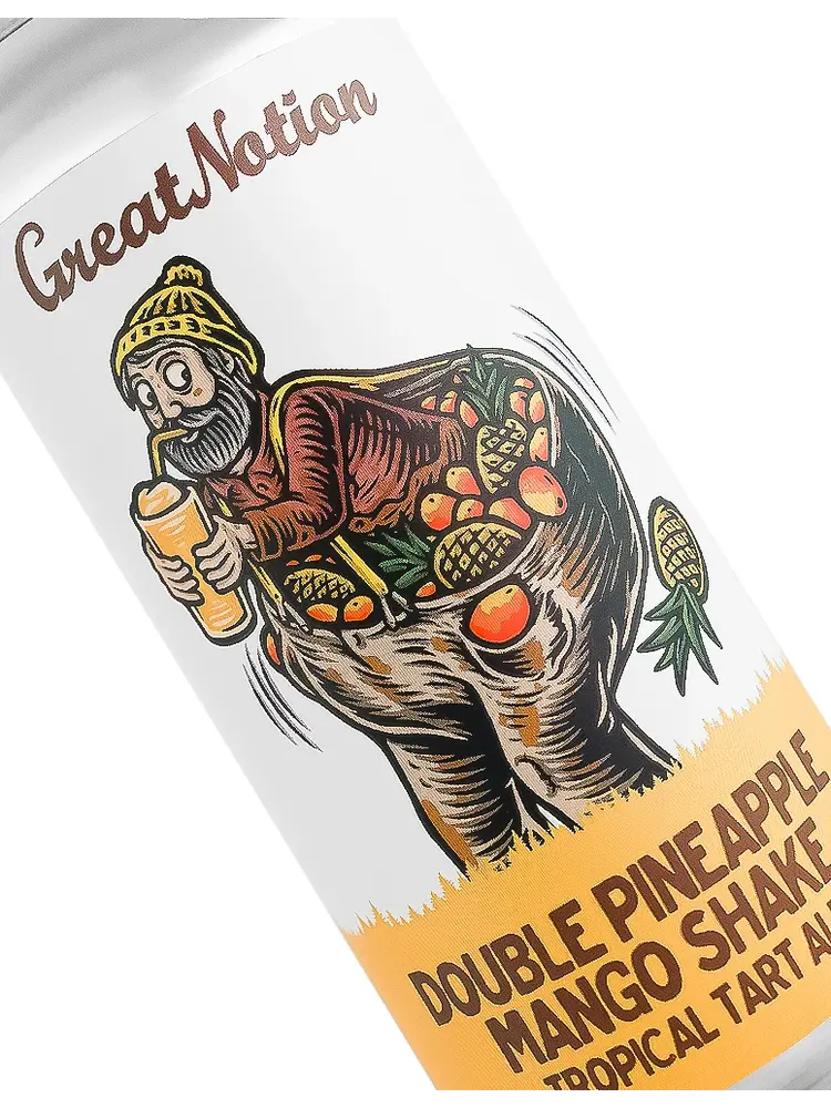 Great Notion Brewing "Double Pineapple Mango Shake" Tropical Tart Ale 16oz Can - Portland, OR