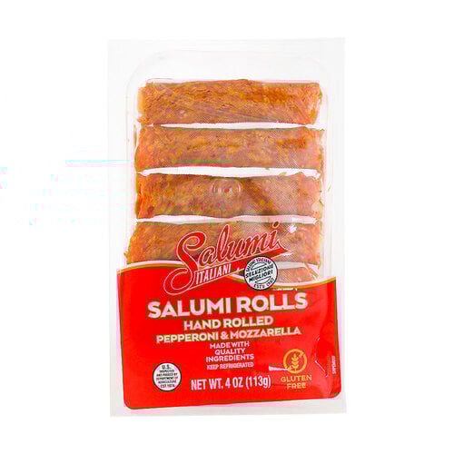 Salumi Italiani Pepperoni & Mozzarella Rolls 4oz Salumi Italiani Pepperoni & Mozzarella Rolls 4oz
