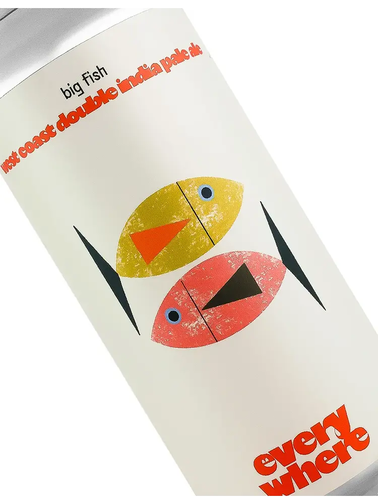 Everywhere Beer "Big Fish" West Coast Double India Pale Ale 16oz Can - Orange, CA