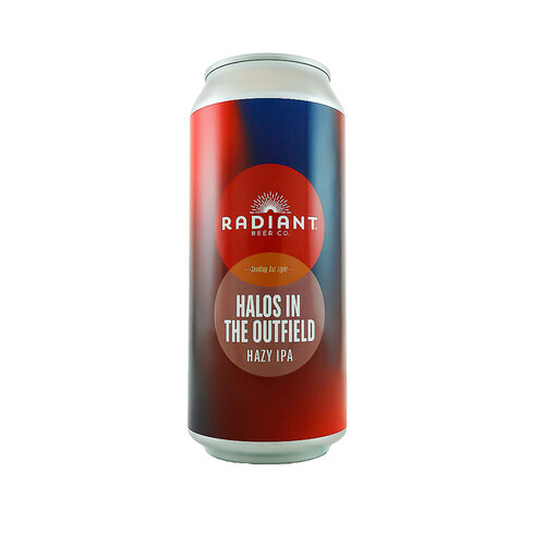 Radiant Beer "Halos In The Outfield" Hazy IPA 16oz Can - Anaheim, CA Radiant Beer "Halos In The Outfield" Hazy IPA 16oz Can - Anaheim, CA