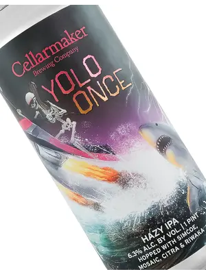 Cellarmaker Brewing "Yolo Once" Hazy IPA 16oz Can - Oakland, CA