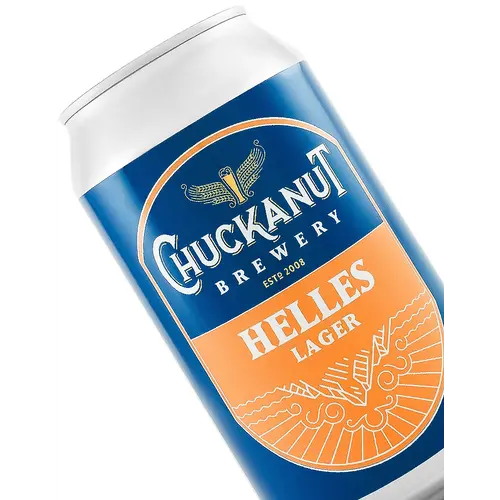 Chuckanut Brewery "Helles" Lager 12oz Can - Burlington, WA Chuckanut Brewery "Helles" Lager 12oz Can - Burlington, WA