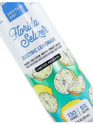 Untitled Art "Electric Lemonade" Florida Hard Seltzer 12oz Can - Waunakee, WI