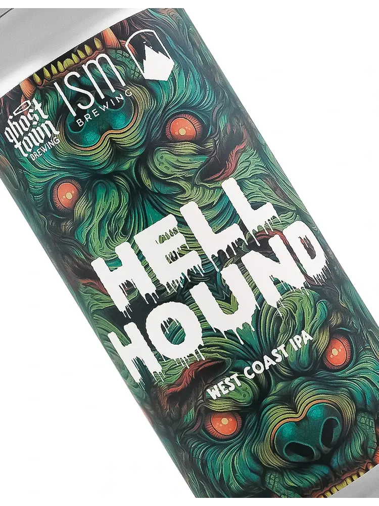 Ghost Town Brewing "Hell Hound" West Coast IPA 16oz Can - Oakland, CA