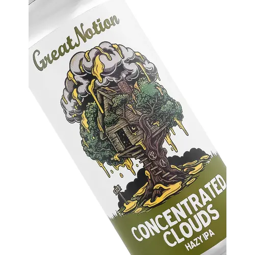 Great Notion Brewing "Concentrated Clouds" Hazy IPA 16oz Can - Portland, OR Great Notion Brewing "Concentrated Clouds" Hazy IPA 16oz Can - Portland, OR