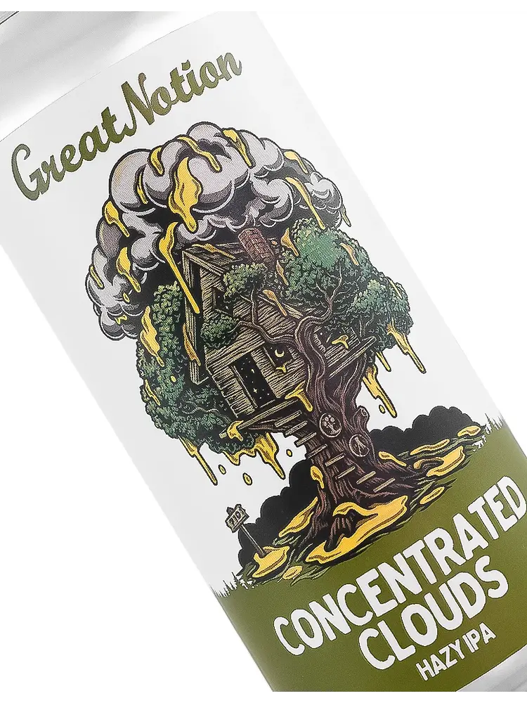 Great Notion Brewing "Concentrated Clouds" Hazy IPA 16oz Can - Portland, OR