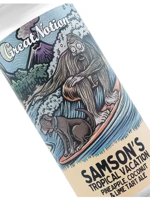 Great Notion Brewing "Samson's Tropical Vacation" Tart Ale 16oz Can - Portland, OR