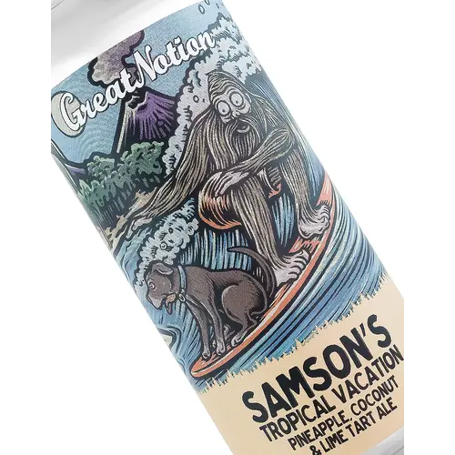 Great Notion Brewing "Samson's Tropical Vacation" Tart Ale 16oz Can - Portland, OR Great Notion Brewing "Samson's Tropical Vacation" Tart Ale 16oz Can - Portland, OR