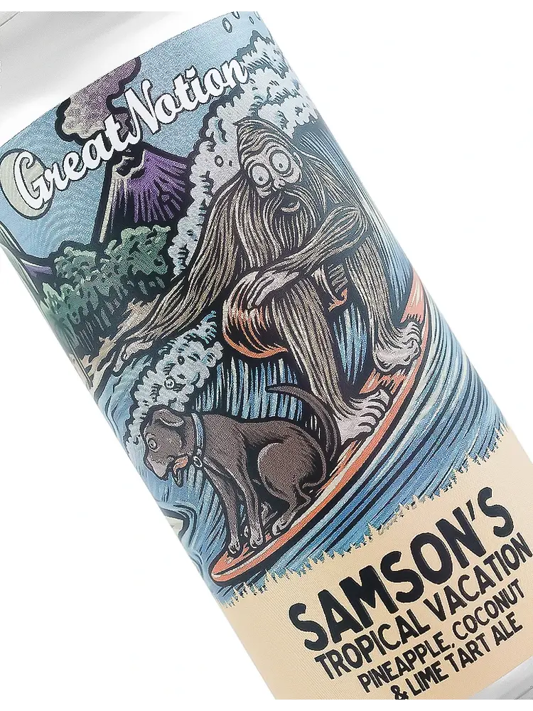 Great Notion Brewing "Samson's Tropical Vacation" Tart Ale 16oz Can - Portland, OR
