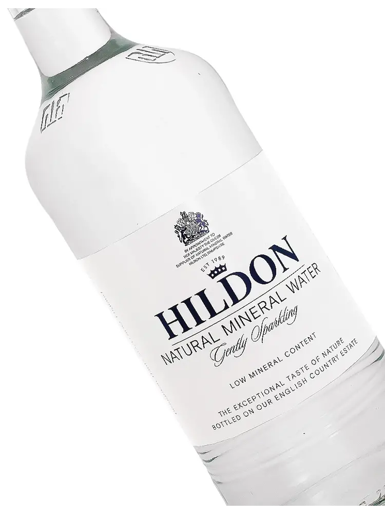Hildon Natural Mineral Water Gently Sparkling 750ml Bottle, England