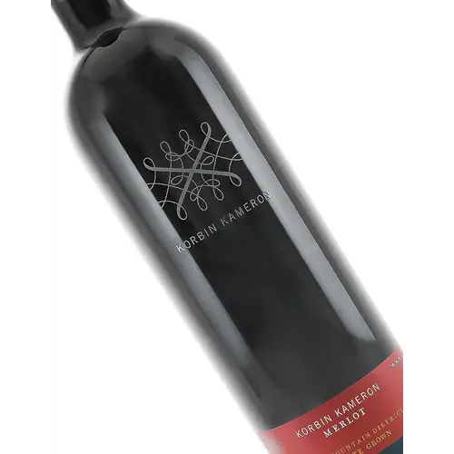 Korbin Kameron 2018 Merlot, Moon Mountain District, Sonoma County Korbin Kameron 2018 Merlot, Moon Mountain District, Sonoma County