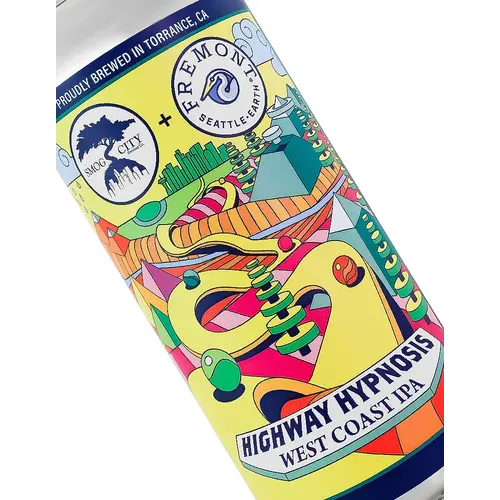 Smog City Brewing/Fremont Brewing "Highway Hypnosis" West Coast IPA 16oz Can - Torrance, CA Smog City Brewing/Fremont Brewing "Highway Hypnosis" West Coast IPA 16oz Can - Torrance, CA