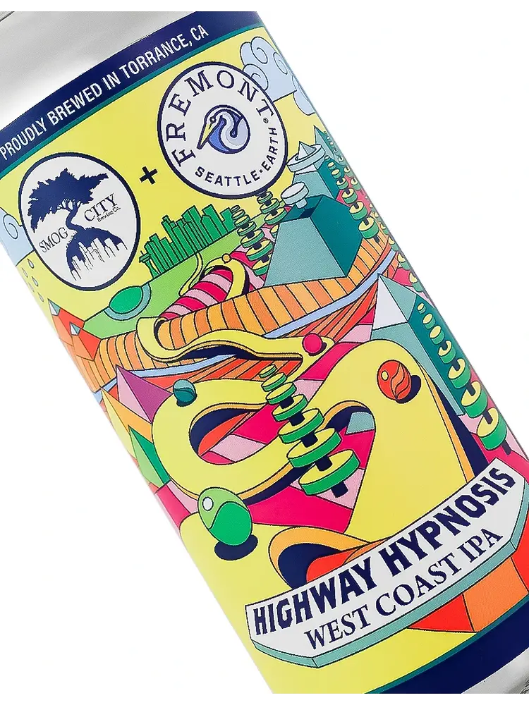 Smog City Brewing/Fremont Brewing "Highway Hypnosis" West Coast IPA 16oz Can - Torrance, CA