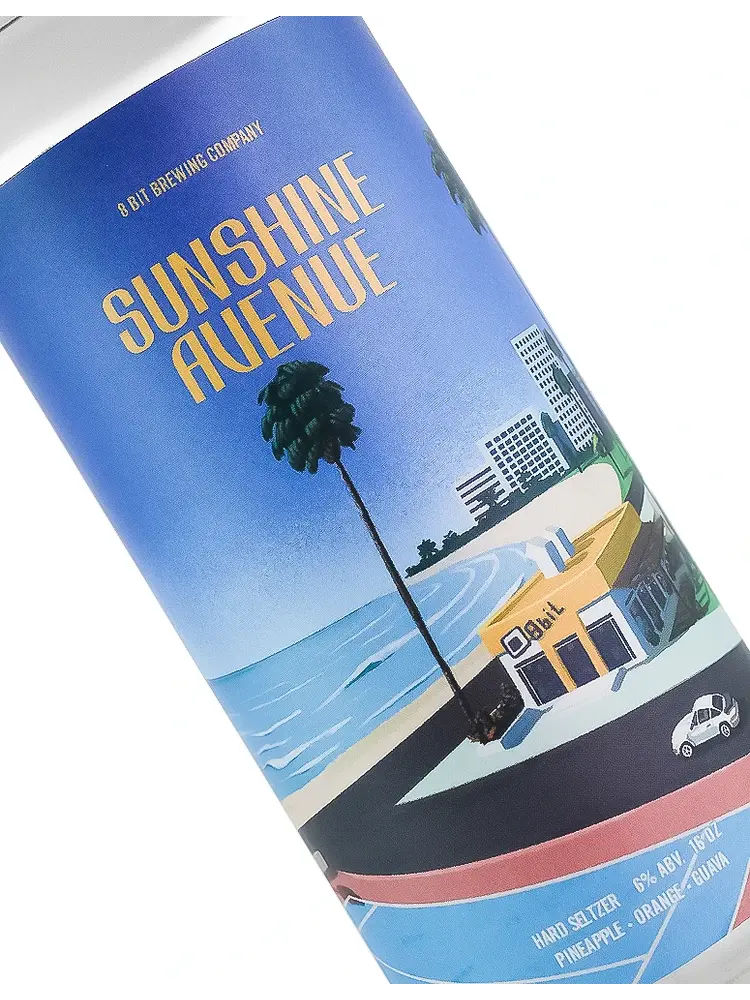 8 Bit Brewing "Sunshine Avenue" Hard Seltzer 16oz Can - Murrieta, CA