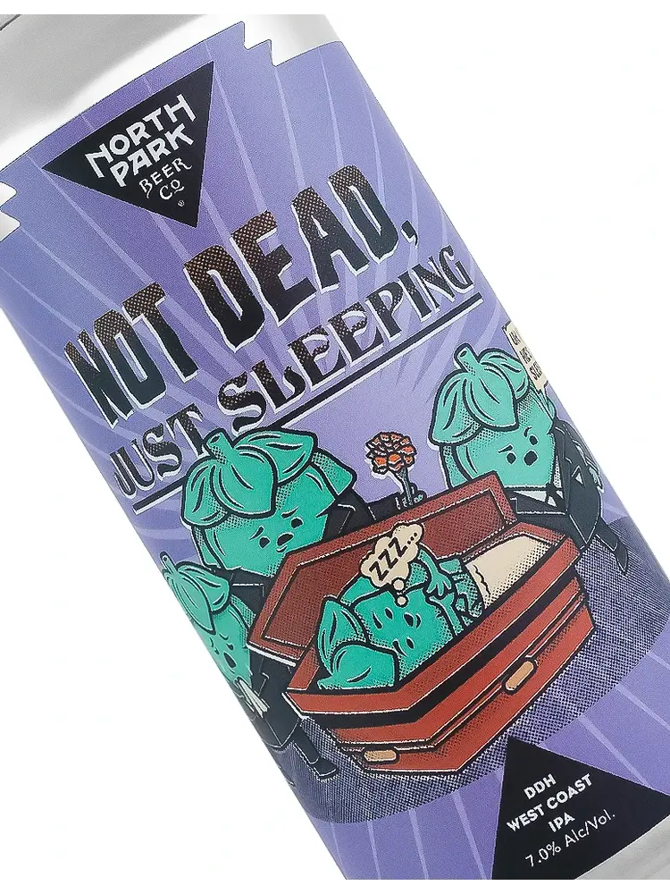 North Park Beer "Not Dead, Just Sleeping" DDH West Coast IPA 16oz Can - San Diego, CA
