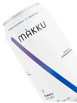 Makku Makgeolli Blueberry Korean Rice Beer 12oz Can - Korea