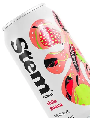 Stem Cider Chile Guava Off Dry Cider 12oz Can- Lafayette, CO