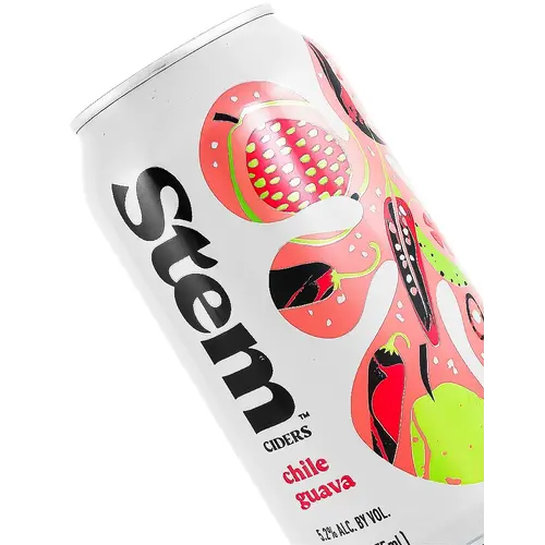 Stem Cider Chile Guava Off Dry Cider 12oz Can- Lafayette, CO Stem Cider Chile Guava Off Dry Cider 12oz Can- Lafayette, CO