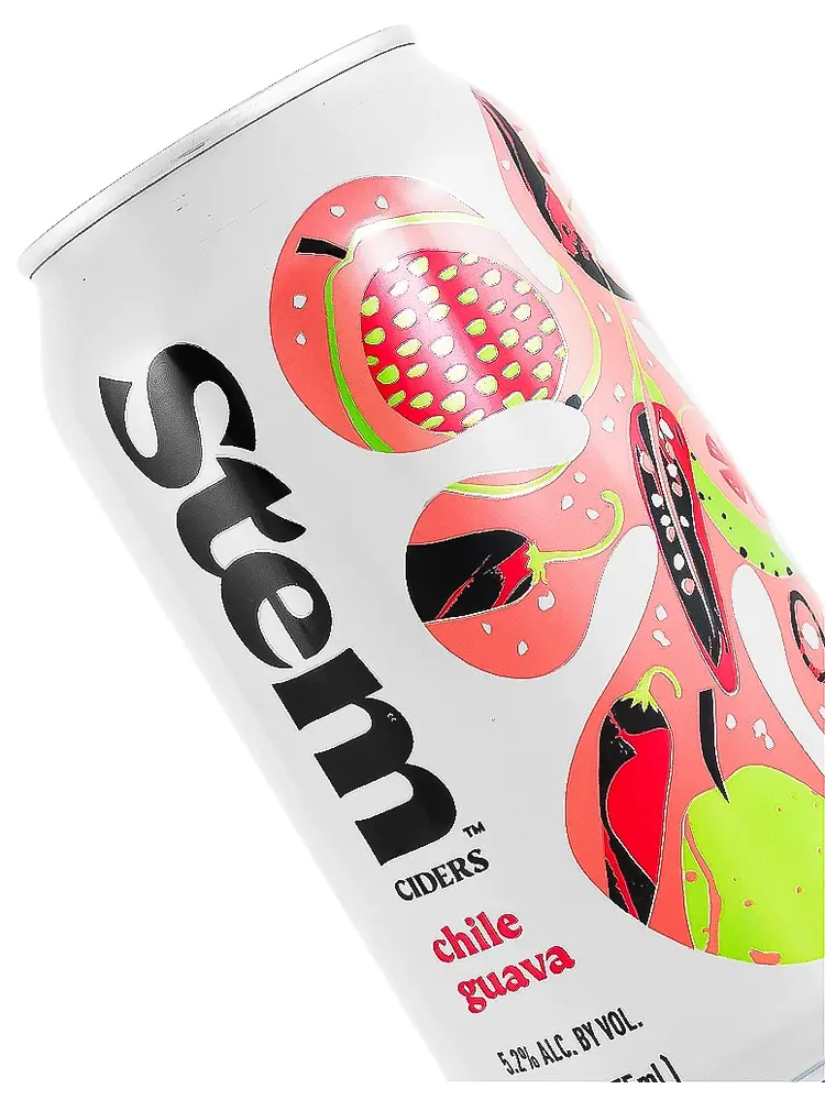 Stem Cider Chile Guava Off Dry Cider 12oz Can- Lafayette, CO