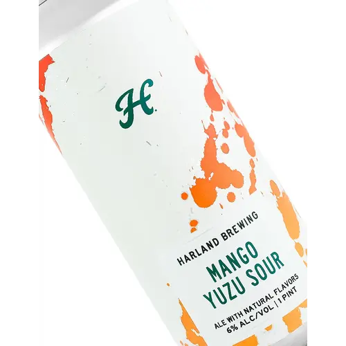 Harland Brewing "Mango Yuzu" Sour 16oz Can - San Diego, CA Harland Brewing "Mango Yuzu" Sour 16oz Can - San Diego, CA